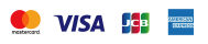 mastercard VISA JCB アメリカンエクスプレス